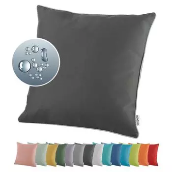 Heimtexland OUTDOOR декоративная подушка для гостиной LOTUS EFFECT 45x45 садовая подушка уличная подушка тип 551 антрацит