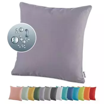 Heimtexland OUTDOOR декоративная подушка для гостиной LOTUS EFFECT 45x45 садовая подушка уличная подушка тип 551 темно-серый