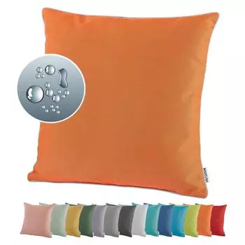 Heimtexland OUTDOOR декоративная подушка для гостиной LOTUS EFFECT 45x45 садовая подушка уличная подушка тип 551 оранжевый