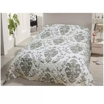 Heimtexland Покрывало Покрывало Одеяло 220x240 Деревенский Дом Декоративное Покрывало Спальня Плед Стеганый Тип456 Лилия Барокко