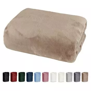 Heimtexland роскошная простыня Cashmere Touch Мягкая простыня Nicky Plush Teddy Type585 Taupe 100 см x 200 см