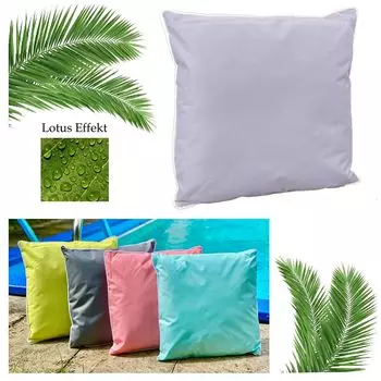 Heimtexland уличная подушка с наполнителем декоративная подушка для отдыха на открытом воздухе с эффектом лотоса садовая подушка тип серебро 687