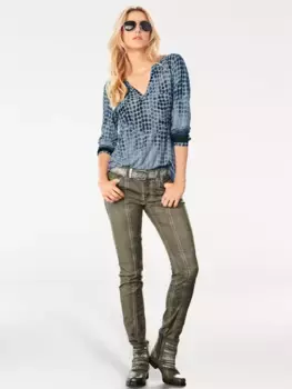 Heine блузка-рубашка "Рубашка-блузка", синий