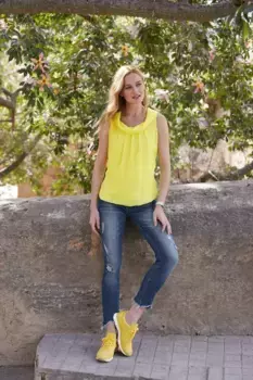 Heine блузка топ, желтый