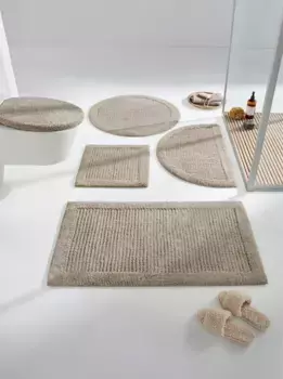 Heine домашний коврик для ванной Heine home Отдельностоящий туалетный набор из двух предметов, серо-коричневый