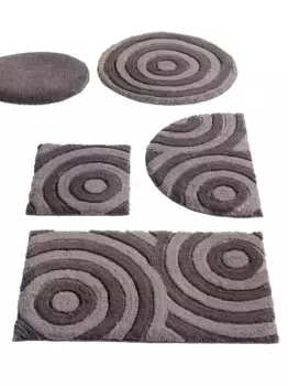 Heine домашний коврик для ванной Heine home Подвесной туалетный набор из 2 предметов., серый