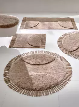 Heine домашний коврик для ванной Heine home прямоугольный (45х50 см), серо-коричневый