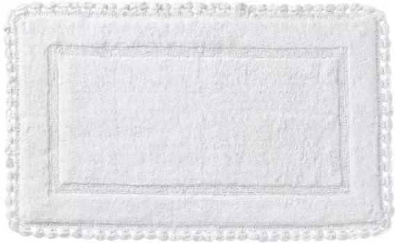 Heine домашний коврик для ванной Heine home Шаблон унитаза без выреза (45х50 см) + крышка крышки (47х50 см), белый