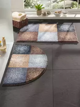 Heine домашний коврик для ванной Heine home прямоугольный (70х120 см), коричнево-серый