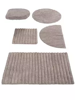 Heine домашний коврик для ванной Heine home Отдельностоящий туалетный набор из двух предметов, серый