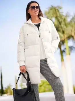 Heine двойная куртка с капюшоном, цвет Ecru