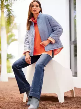 Heine двусторонняя куртка, без капюшона, оранжевый