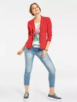 Heine джерси блейзер "Джерси блейзер", коралловый