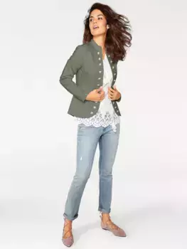 Heine джерси блейзер "Джерси блейзер", оливковый