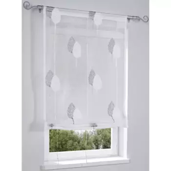 Heine Home Римская штора со сквозным стержнем, серый