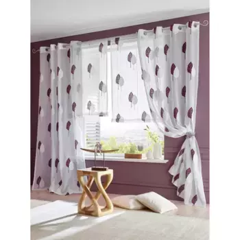 Heine Home Римская штора со сквозным стержнем, цвет beere