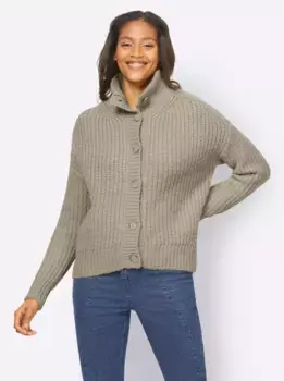 Heine кардиган, цвет Schlamm-Meliert