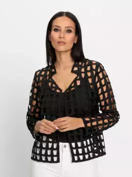 Heine куртка-блейзер "Blazer", цвет Schwarz-Gemustert