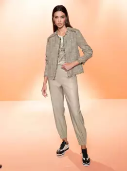 Heine куртка-блейзер "Blazer", цвет Schwarz-Sand-Gemustert