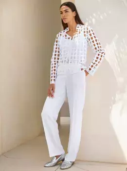 Heine куртка-блейзер "Blazer", цвет Wei-Gemustert