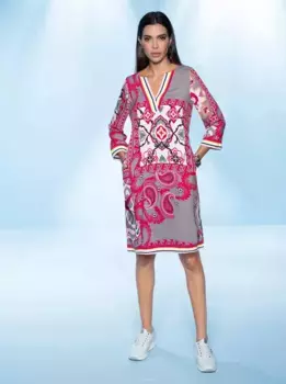 Heine летнее платье "платье с принтом", розовый