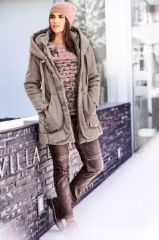 Heine парка с капюшоном, коричневый