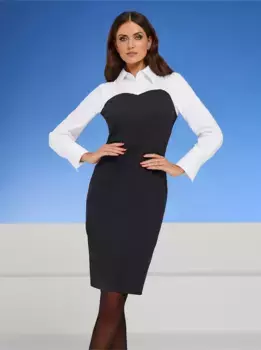 Heine платье-футляр "Платье", белый