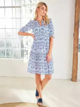 Heine платье с принтом "платье с принтом", синий