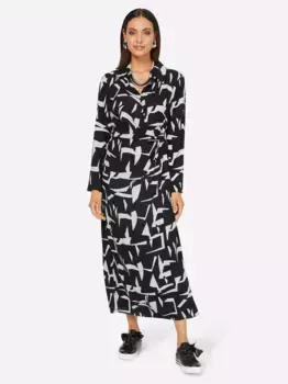 Heine платье с принтом "платье с принтом", черный