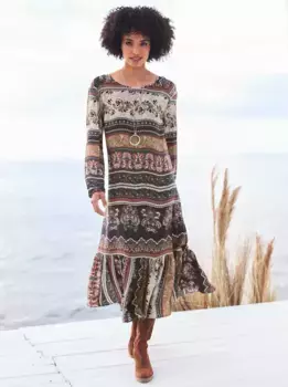 Heine платье с принтом "платье с принтом", розовый