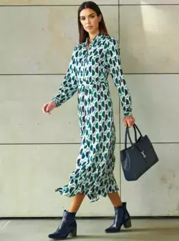 Heine платье с принтом "платье с принтом", синий