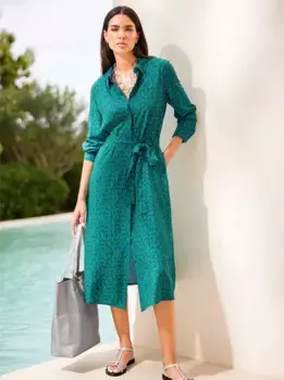 Heine платье с принтом "платье с принтом", зеленый