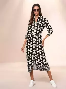 Heine платье с принтом "платье с принтом", черный