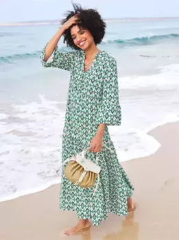 Heine платье с принтом "платье с принтом", изумрудный