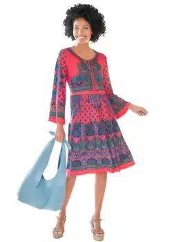 Heine платье с принтом "платье с принтом", цвет Hummer-Apfel-Bedruckt