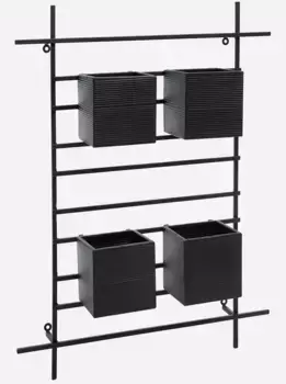 Heine предмет украшения домашней стены Heine home 63,5х81,5х24 см, черный