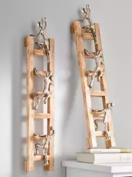 Heine предмет украшения домашней стены Heine home 10х58,5х3,5 см, цвет natur-silberfarben