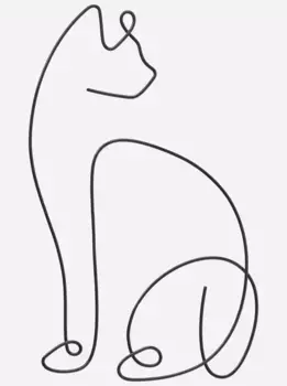 Heine предмет украшения домашней стены Heine home 25х40х0,5 см, черный