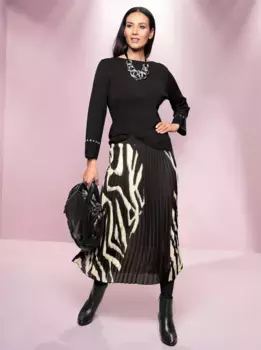 Heine свитер с рукавами 3/4 "Пуловер", черный