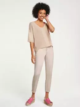 Heine Свитер с V-образным вырезом "Пуловер", слоновая кость