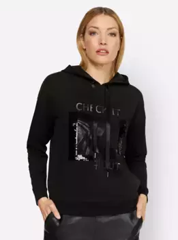 Heine толстовка, цвет Schwarz-Bedruckt