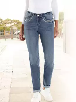 Heine удобные джинсы (1 шт.), цвет Blue-Bleached