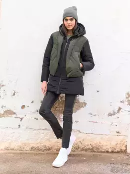 Heine уличная куртка с капюшоном, черный