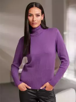 Heine водолазка "свитер", фиолетовый