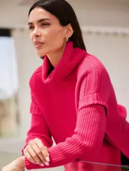 Heine водолазка "свитер", розовый