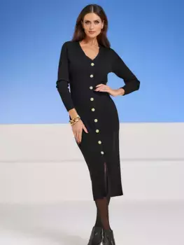 Heine вязаное платье "вязаное платье", черный