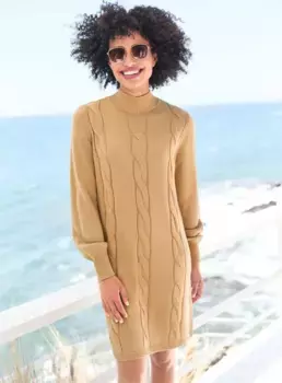 Heine вязаное платье "вязаное платье", цвет Camel