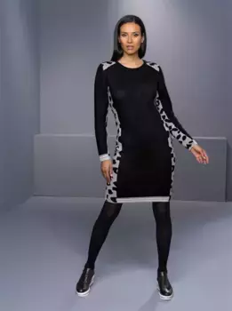 Heine вязаное платье "вязаное платье", черный