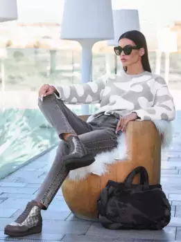 Heine вязаный свитер "Пуловер", бежевый