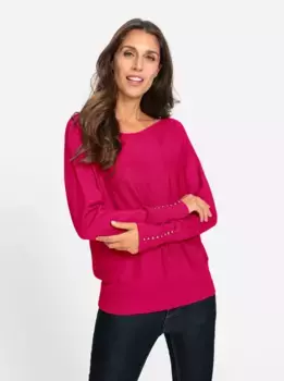 Heine вязаный свитер "Пуловер", розовый